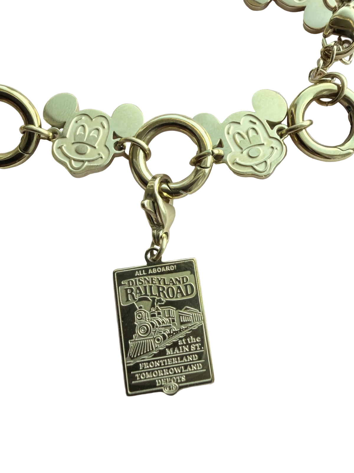 Railroad Poster Series Gold Charm