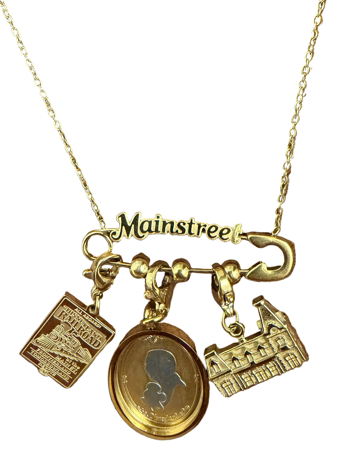 Main Street Safety Pin Necklace