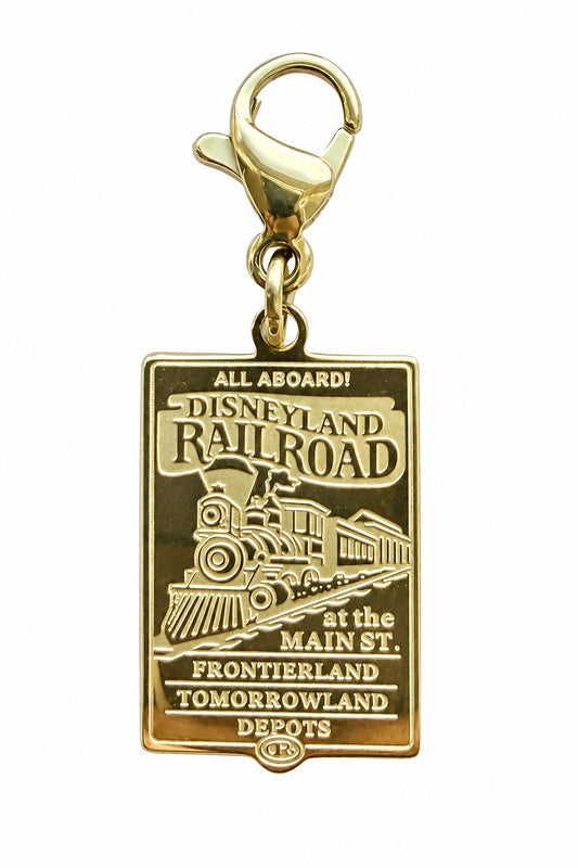 Railroad Poster Series Gold Charm