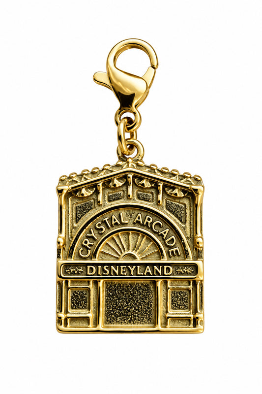 Crystal Arcade Gold Charm