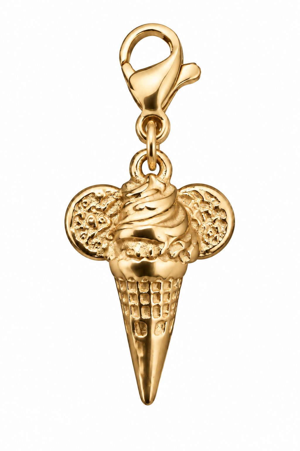 Gibson Girl Ice Cream Gold Charm