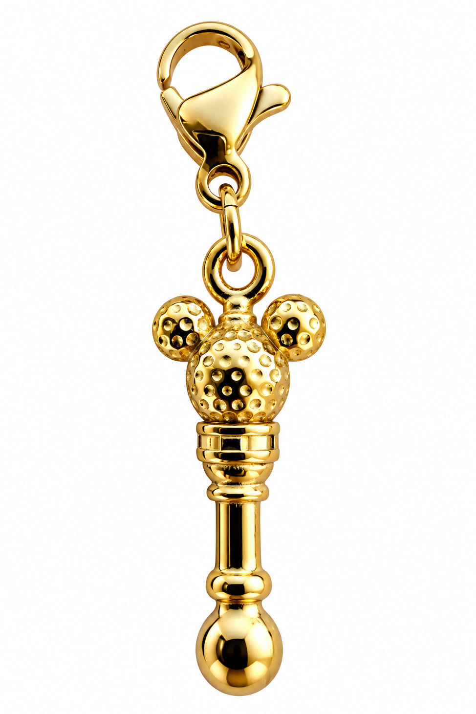 Mickee Bubble Wand Gold Charm